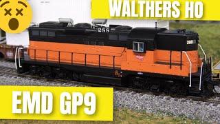 Review: Walthers Proto EMD GP9 with LED Lighting, DCC, and ESU LokSound – HO Scale Model Train