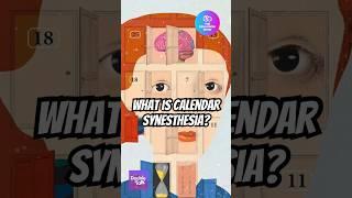 What is Calendar Synesthesia? ️  Explained in 60 Seconds with Examples #synesthesia