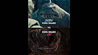 Dceu King shark vs Cw King shark