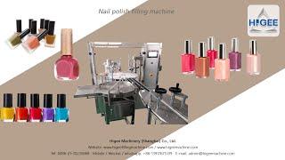 Automatic nail polish filling capping machine-Higee machinery