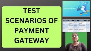 Test Scenarios | Test Cases for Payment Gateway| RD Technical Learning