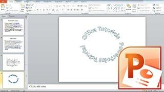 How to Curve Text in Powerpoint, How to make Circular Text in Powerpoint Presentation