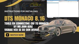 Tools Fix connecting CBF to monaco by Mr.Dum Benz| VXDIAG VCX SE C6 OEM Device