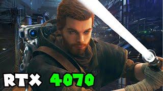 Laptop RTX 4070 - Star Wars Jedi: Survivor Patch 9 - FPS TEST (2024)