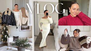 VLOG - FashionNova Haul, SHEIN Winter Haul, Holiday Outfits, Christmas Decor & Single in your 30's