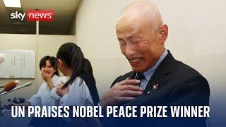 UN news conference on this year's Nobel Peace Prize winner