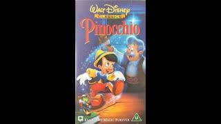 Opening to Pinocchio UK VHS (2000)