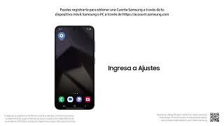 Cómo registrarse para una cuenta Samsung