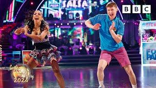 Jamie Borthwick & Michelle Tsiakkas Salsa to Danza Kuduro by Don Omar & Lucenzo   BBC Strictly 2024