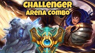 Garen & Volibear Destroying Arena - Best Arena Combo I Road To Rank 1 ( Arena 2v2v2v2 )