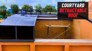 Megavent's Courtyard Retractable Roof– India- www.megavent.co.in