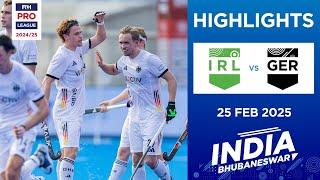 FIH Hockey Pro League 2024-25 Highlights: Ireland vs Germany (M) | Match 2