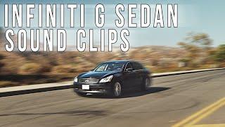 FAST INTENTIONS INFINITI G37 SEDAN EXHAUST - SOUND CLIPS