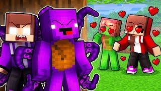 JJ and Mikey Girls FELL in Love with DARK - Minecraft Animation / Maizen