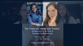 Fair Trade and Handmade Textiles: Entrepreneurs in the Work of Promoting Traditional Crafts