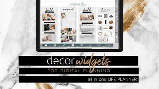 Decor Widgets for Digital Planning | Digital Planning in Goodntoes