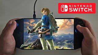 Nintendo Switch Emulator on Lenovo legion go - Zelda Breath Of The Wild Gameplay