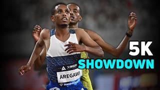 WILD 200m Sprint Finish In Men's 5K at Shanghai Diamond League