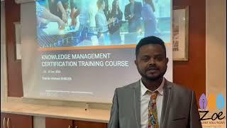 Knowledge Management Certification Training Course | Fitsum Abede