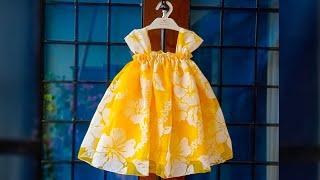 Baby Frock Cutting & Stitching / Organza Dress Cutting & Stitching / Baby Frock Tutorial #babydress