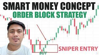 Sniper Entry Order Block Trading Strategy - Smart Money Concept SMC Full Course Tagalog