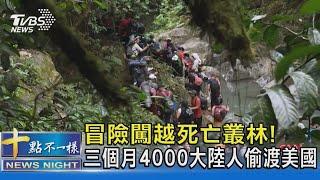 冒險闖越死亡叢林! 三個月4000大陸人偷渡美國｜十點不一樣20230417  @TVBSNEWS02