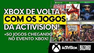 XBOX Resolve TRAZER DE VOLTA Grandes Franquias da ACTIVISION! | XBOX Trará 50 Jogos no EVENTO 2024.