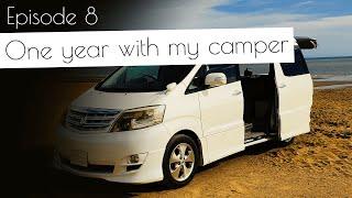 One year on: a review of my Toyota Alphard camper van (episode 8)