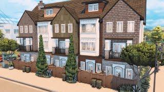 Multi-Family Townhomes For Rent | The Sims 4 Speed Build | No CC