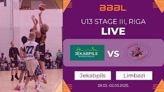 Limbaži/Madona 2012 vs Jēkabpils 2012 | BBBL Boys U13