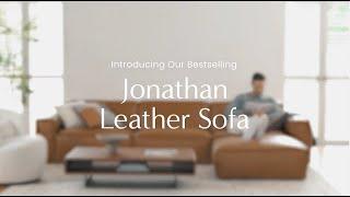 Castlery Lookbook: Jonathan Leather Sofa