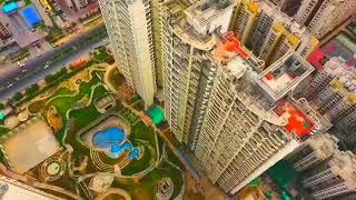 Noida City Skyline  Emerging india  Noida City @ Noida City 4k  Noida City Drone View