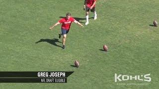 Greg Joseph | NFL Draft Eligible Kicker | Kohl's Kicking Camps