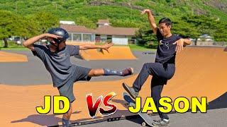 JASON VS JD SANCHEZ - MINI RAMP GAME OF SKATE