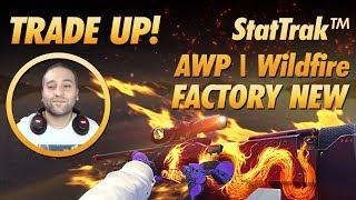 StatTrak™ AWP Wildfire Factory New TRADE UP! CSGO.NET CSGO