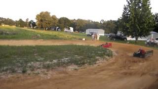 backyard high banked go kart racing