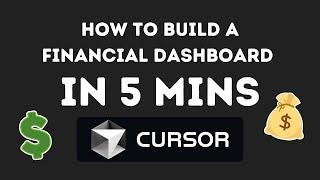 How To Build A Financial Dashboard In 5min Using Cursor AI + Voice