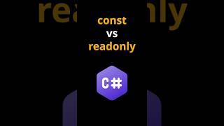 C# Quick Tip: Const vs Readonly | Key Differences Explained in 60 Seconds! 