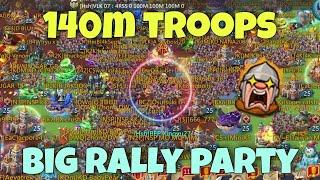 Lords Mobile - BIG RALLY PARTY. 30+ rallies. Online rally traps are getting zeroed!!!