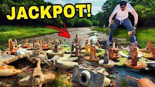 30 Years I’ve NEVER Found A Magnet Fishing Jackpot Bigger Than THIS!!! *INSANE*