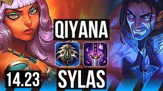 QIYANA vs SYLAS (MID) | 600+ games | KR Challenger | 14.23