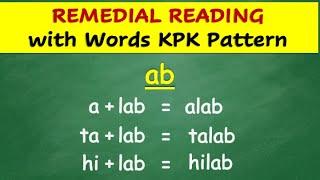 Halina't Bumasa | Remedial Reading with Words KPK Pattern