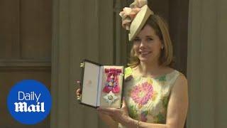 Darcey Bussell receives her damehood at Buckingham Palace - Daily Mail