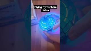 Flying Gyrosphere Ball Unbox Blue Glowing Lights Spinning Toy Fun Smart Fly Gadgets Drone #shorts