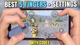 I PLAYED MAX OPACITY 5 FINGER CONTROL with BEST SENSITIVITY iPhone 11 Sensitivity | PUBG Mobile