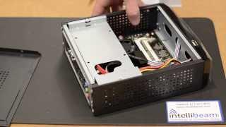 OEM Production 2550L2D-MxPC Booksize Barebone System unboxing by Intellibeam.com