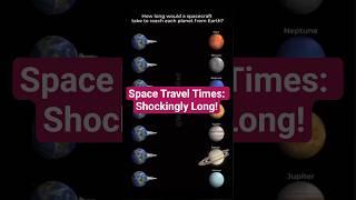How Long Would It Really Take to Reach Other Planets?