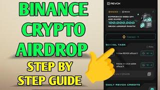 Binance new crypto airdrop | Revox token | Step by step guide