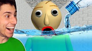 I Filled Baldi's School WITH WATER! | Baldi's Basics