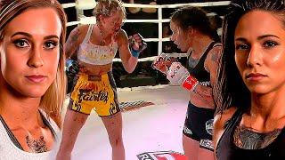 MMA fight Taylor Starling vs Jenny Clausius -  99% demage! Stopped the fight